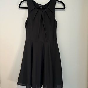 Express Little Black Dress fully lined size 2 fit and flare